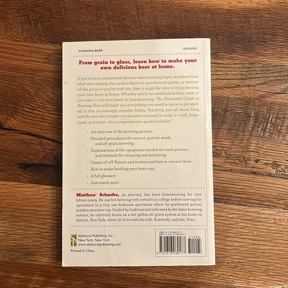 The illustrated guide to Brewing Beer paperback by Matthew Schaefer 🍻🍺 - Picture 7 of 9